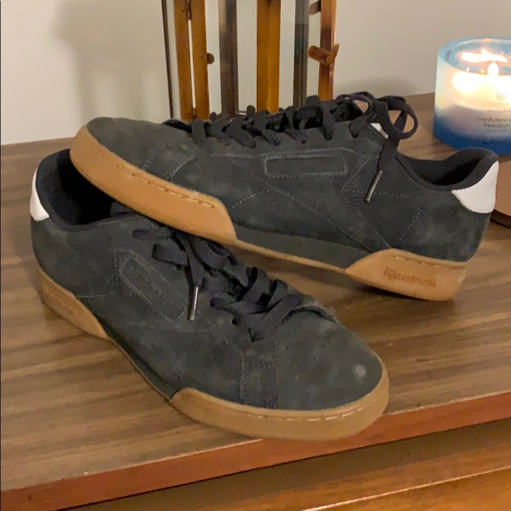 Grey suede Reeboks